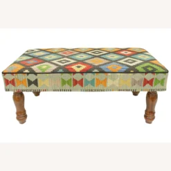 Eclectic Layton Handmade Kilim Upholstered Settee - 1500 1500 frame 0 1931