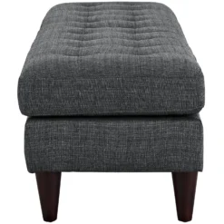 Other Large Bench In Gray Fabric With Black Stained Legs 12 Other Large Bench In Gray Fabric With Black Stained Legs - 1500 1500 frame 0 1939