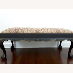 Antique Clawfoot Bench Upholstered Bench - 1500 1500 frame 0 1998