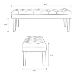 Other Bench In Grey Performance Velvet Upholstery - 1500 1500 frame 0 2015