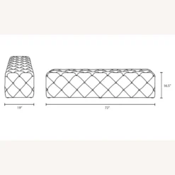 Other 72" Bench In White Faux Leather W/ Tufted Button - 1500 1500 frame 0 2036