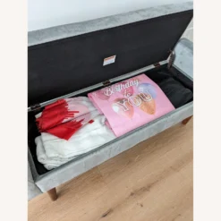 Other Grey Suede Bench Storage - 1500 1500 frame 0 2073