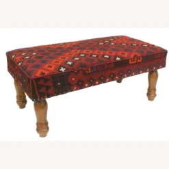 Vintage Odom Handmade Kilim Upholstered Settee - 1500 1500 frame 0 2094