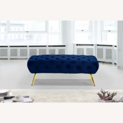 Other Bench In Navy Velvet W/ Button-Tufted Seat - 1500 1500 frame 0 2099
