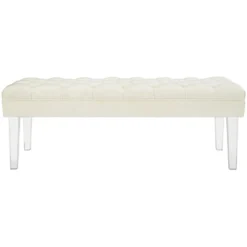 Other Bench In Ivory Performance Velvet Upholstery - 1500 1500 frame 0 2130