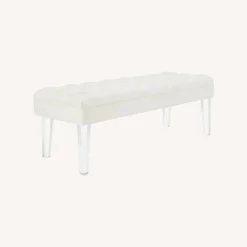 Other Bench In Ivory Performance Velvet Upholstery - 1500 1500 frame 0 2132