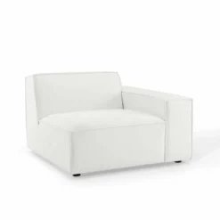 Other 2-Piece Sectional In White Fabric Upholstery - 1500 1500 frame 0 216