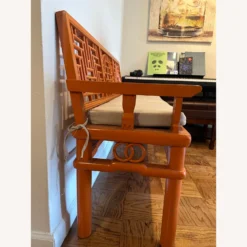 Lillian August Orange Bench