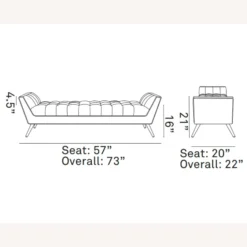 Other Accent Bench In Teal Tufted Upholstery Finish - 1500 1500 frame 0 2178