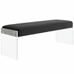 Other Bench In Black Velvet Fabric &Clear Acrylic Finish - 1500 1500 frame 0 2189