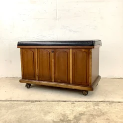 Mid-Century Modern Bench With Record Storage - 1500 1500 frame 0 2209