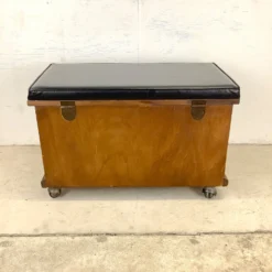 Mid-Century Modern Bench With Record Storage - 1500 1500 frame 0 2211