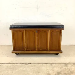 Mid-Century Modern Bench With Record Storage - 1500 1500 frame 0 2212