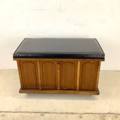 Mid-Century Modern Bench With Record Storage - 1500 1500 frame 0 2217