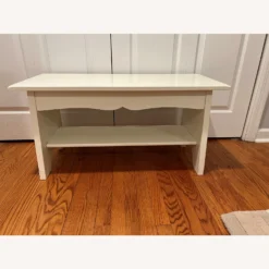 Pottery Barn Teen White Bench - 1500 1500 frame 0 2231