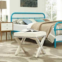 Other Bench In Ivory Fabric W/ Elegant Nailhead Trim - 1500 1500 frame 0 2236