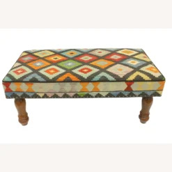 Modern Christin Handmade Kilim Upholstered Settee - 1500 1500 frame 0 2252