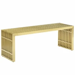 Other Modern Bench In Gold Stainless Steel Base - 1500 1500 frame 0 2263
