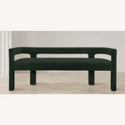 Other Modern Style Bench In Green Boucle Fabric - 1500 1500 frame 0 2298
