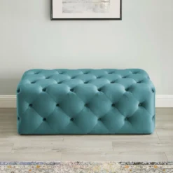 Other 48" Modern Bench In Sea Blue Performance Velvet - 1500 1500 frame 0 2312