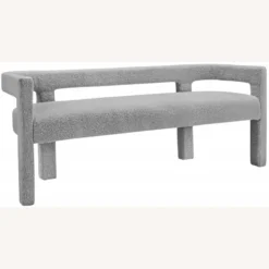 Other Modern Style Bench In Grey Boucle Fabric - 1500 1500 frame 0 2396
