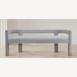 Other Modern Style Bench In Grey Boucle Fabric - 1500 1500 frame 0 2398