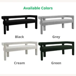 Other Modern Style Bench In Grey Boucle Fabric - 1500 1500 frame 0 2399