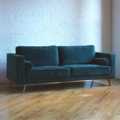 Other Mid Century Modern Sofa In Evergreen Velvet 10 Other Mid Century Modern Sofa In Evergreen Velvet - 1500 1500 frame 0 2406