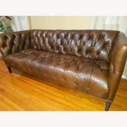 Other Wesley Hall Custom Made Genuine Leather Sofa - 1500 1500 frame 0 2416