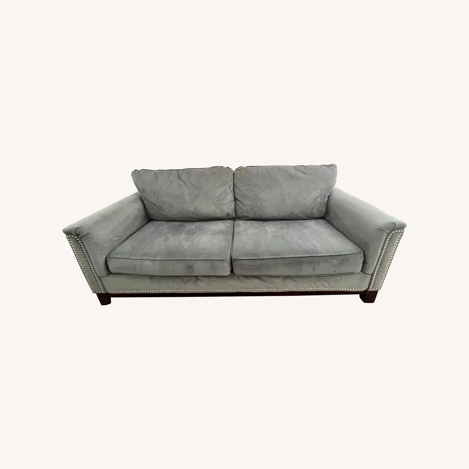 Ashley Furniture Super-comfy Grey/Beige Sofa 4 Ashley Furniture Super-comfy Grey/Beige Sofa - Image 4