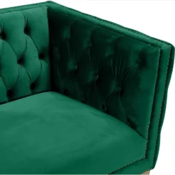 Other Sofa In Green Velvet W/ Gold Nail Heads Trim - 1500 1500 frame 0 2456
