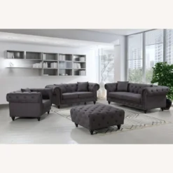 Other Sofa In Grey Linen Upholstery W/ Wood Frame - 1500 1500 frame 0 2478