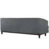 Other Sofa In Gray Deep Button Tufted Fabric Upholstery