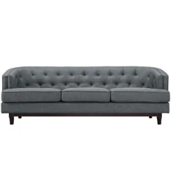 Other Sofa In Gray Deep Button Tufted Fabric Upholstery - 1500 1500 frame 0 2550
