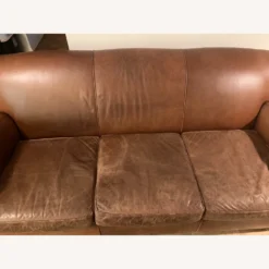 Pottery Barn By Mitchell Gold Manhattan Leather Sofa - 1500 1500 frame 0 2567