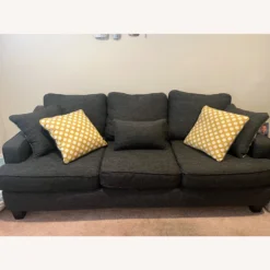 Raymour & Flanigan Union Square Dark Grey Sofa - 1500 1500 frame 0 2586
