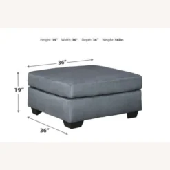 Ashley Furniture Darcy - Steel Sofa + Ottoman - 1500 1500 frame 0 2620