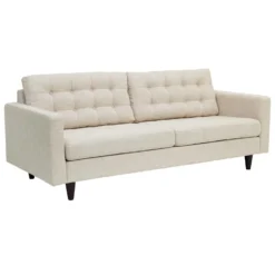 Other Modern Style Sofa In Beige Fabric W/Tufted Buttons - 1500 1500 frame 0 2645