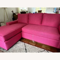 Apt2b Bubble Gum Pink Sleeper Sofa With Chaise - 1500 1500 frame 0 268