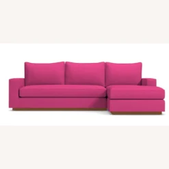 Apt2b Bubble Gum Pink Sleeper Sofa With Chaise - 1500 1500 frame 0 269