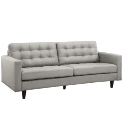 Other Modern Sofa In Light Gray Fabric With Tufted Buttons - 1500 1500 frame 0 2729