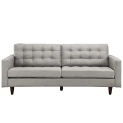 Other Modern Sofa In Light Gray Fabric With Tufted Buttons - 1500 1500 frame 0 2731