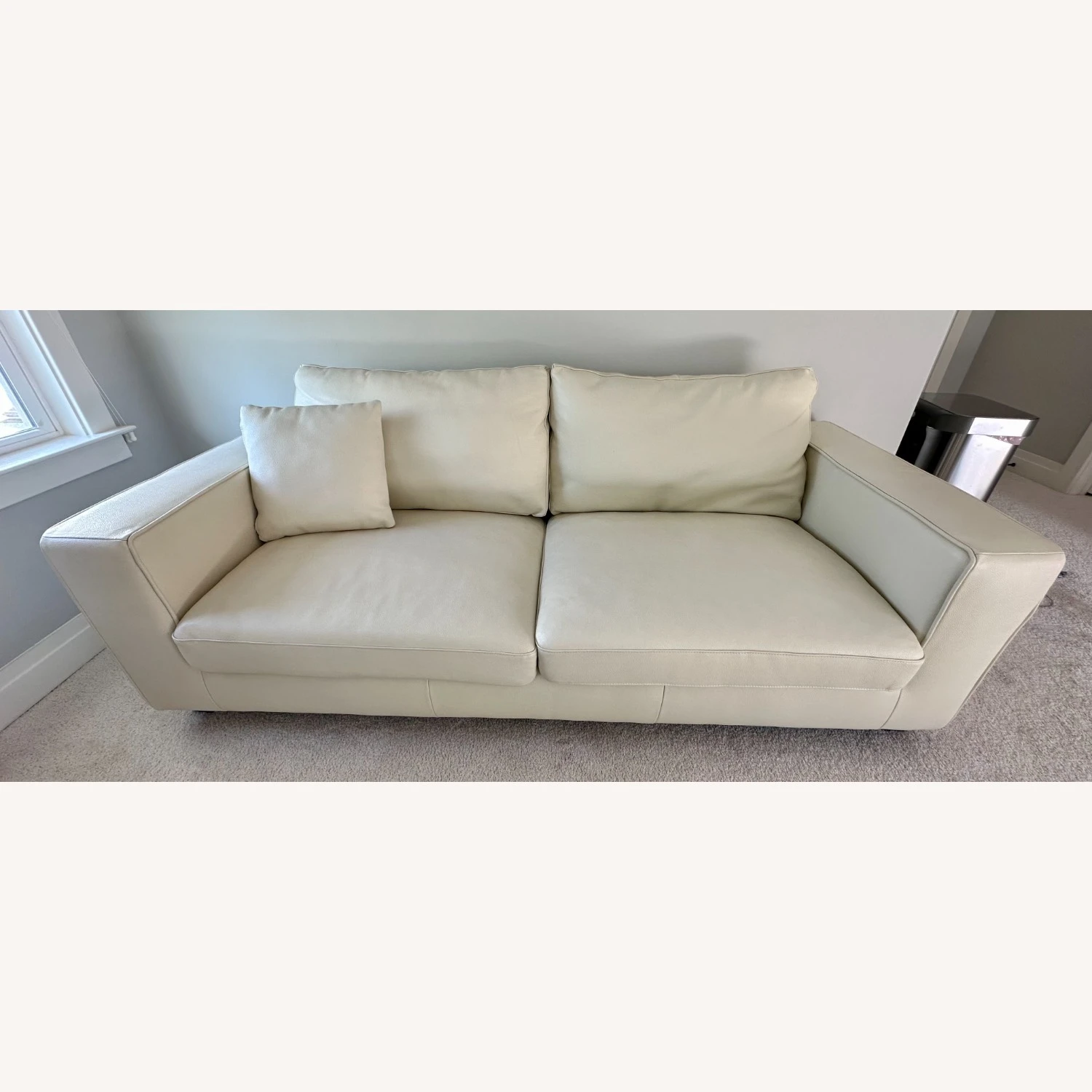 Modern Leather Sofa Couch 3 Modern Leather Sofa Couch - Image 3