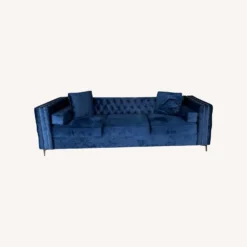Other Dante Velvet Button Tufted Sofa
