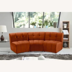 Other 3-Piece Sectional In Button Tufted Cognac Finish - 1500 1500 frame 0 2781