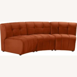 Other 3-Piece Sectional In Button Tufted Cognac Finish - 1500 1500 frame 0 2784