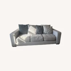 Raymour & Flanigan Comfortable Grey Couch - 1500 1500 frame 0 2820