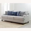 Other Sofa In Light Grey Linen-Like Body Fabric
