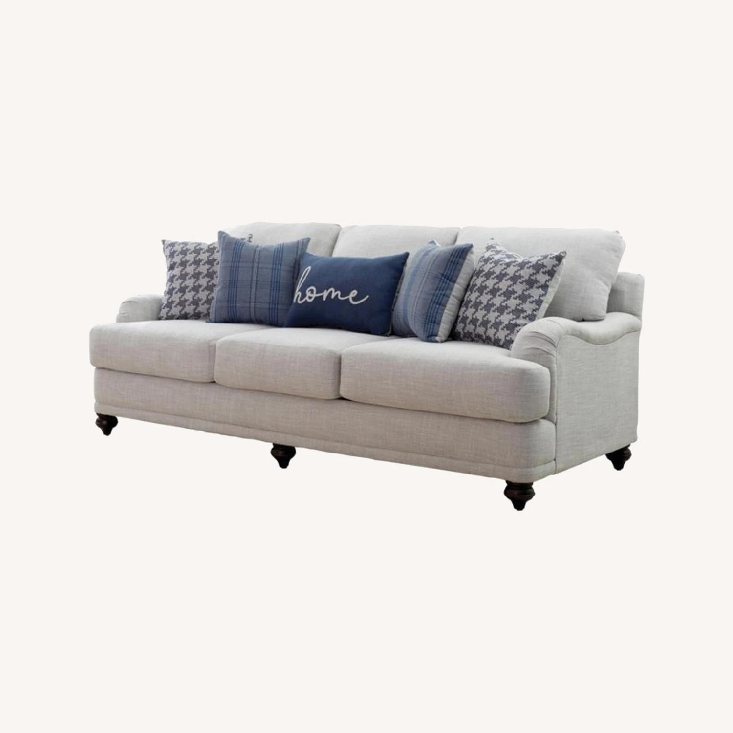 Other Sofa In Light Grey Linen-Like Body Fabric 4 Other Sofa In Light Grey Linen-Like Body Fabric - Image 4