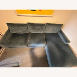 Interior Define 3 Seat Velvet Chaise Sofa - 1500 1500 frame 0 286